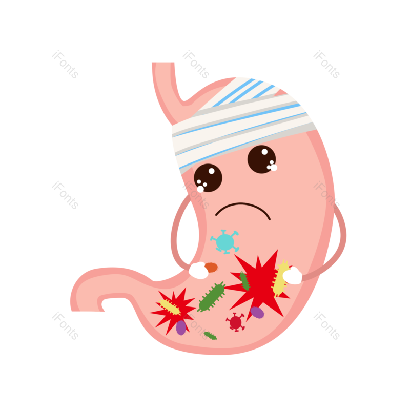 卡通图片,细菌元素,PNG,免抠素材